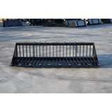 Loflin Fabrication Old Style Skid Steer Rock Bucket with Teeth