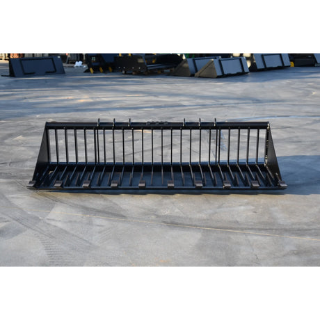 Loflin Fabrication Old Style Skid Steer Rock Bucket with Teeth