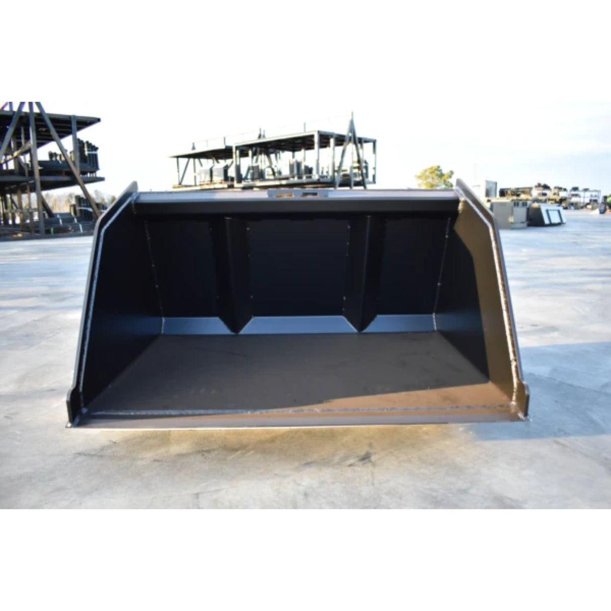 Loflin Fabrication Mini Skid Steer & Compact Tractor Snow & Litter Bucket