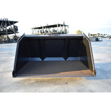 Loflin Fabrication Mini Skid Steer & Compact Tractor Snow & Litter Bucket