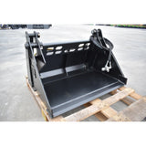 Loflin Fabrication Mini Skid Steer & Compact Tractor 4-in-1 Bucket