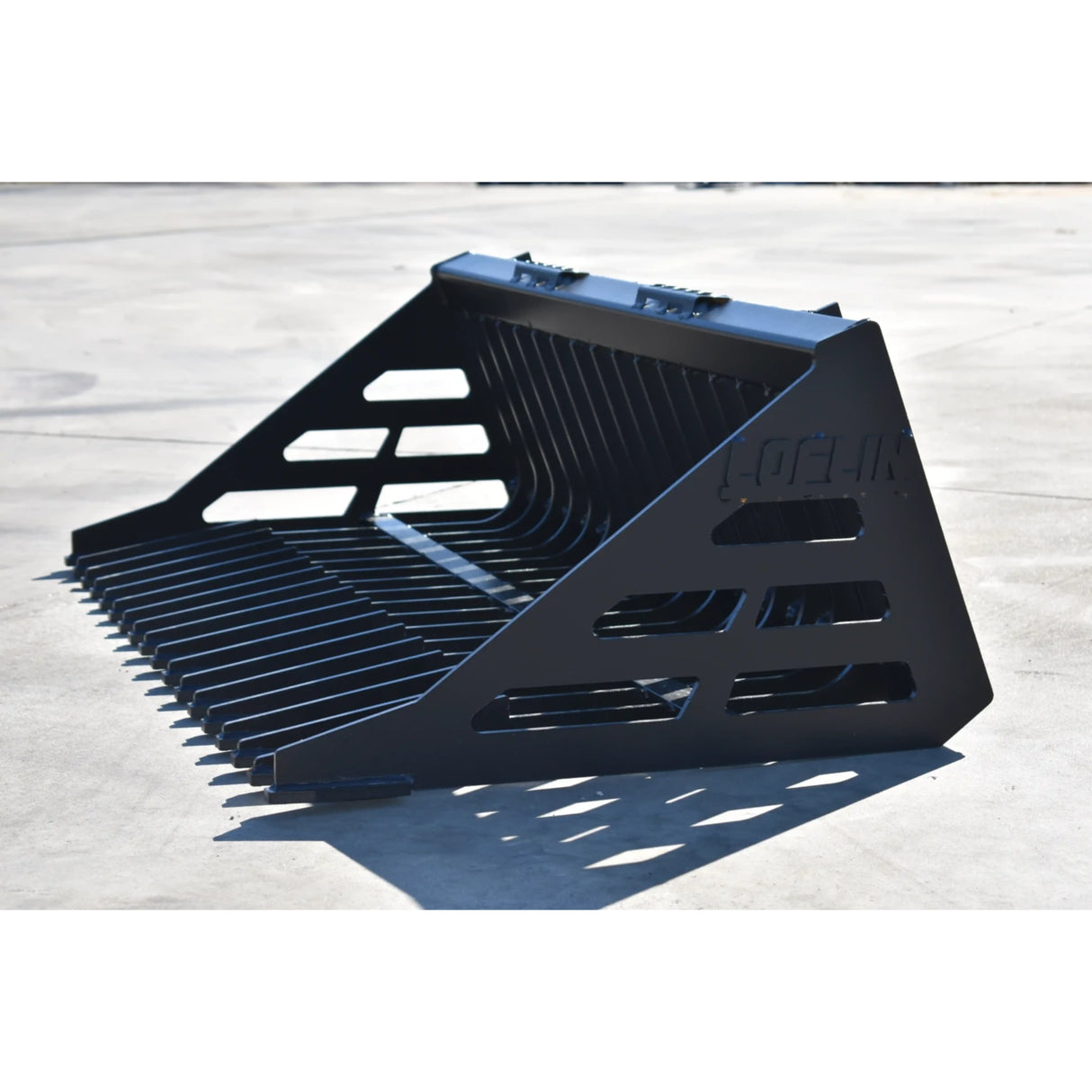 Loflin Fabrication Skid Steer Rock Bucket