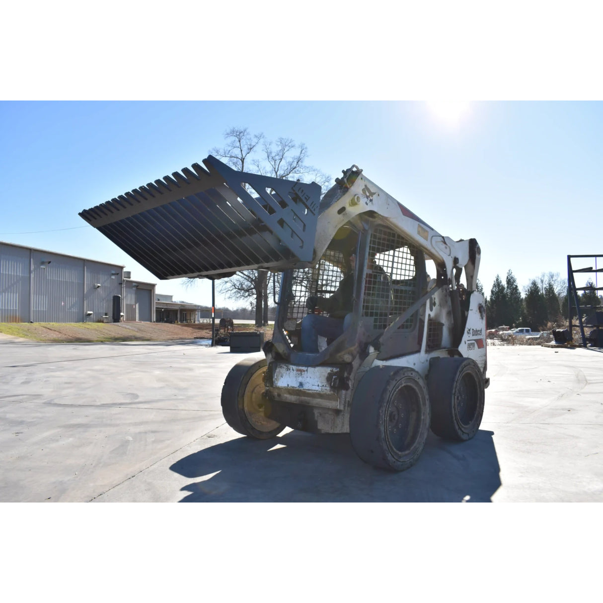 Loflin Fabrication Skid Steer Rock Bucket