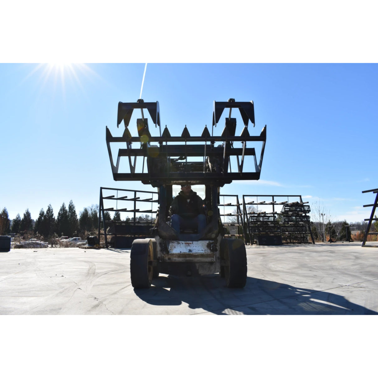 Loflin Fabrication Compact Tractor Root Grapple