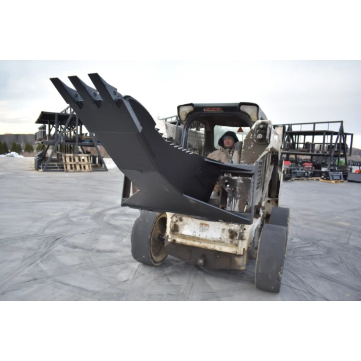 Loflin Fabrication Skid Steer Stump Bucket