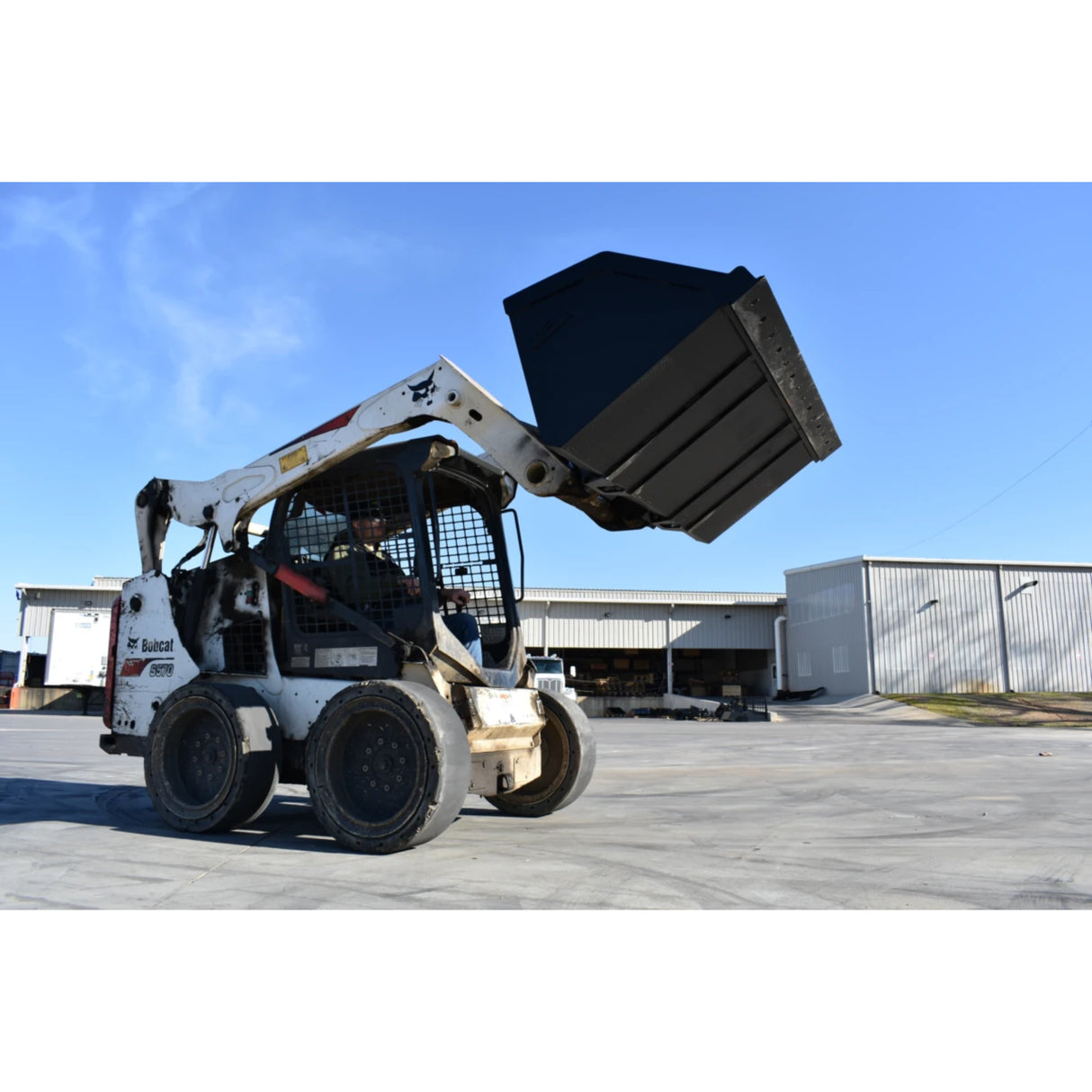 Loflin Fabrication Skid Steer Snow and Litter Bucket