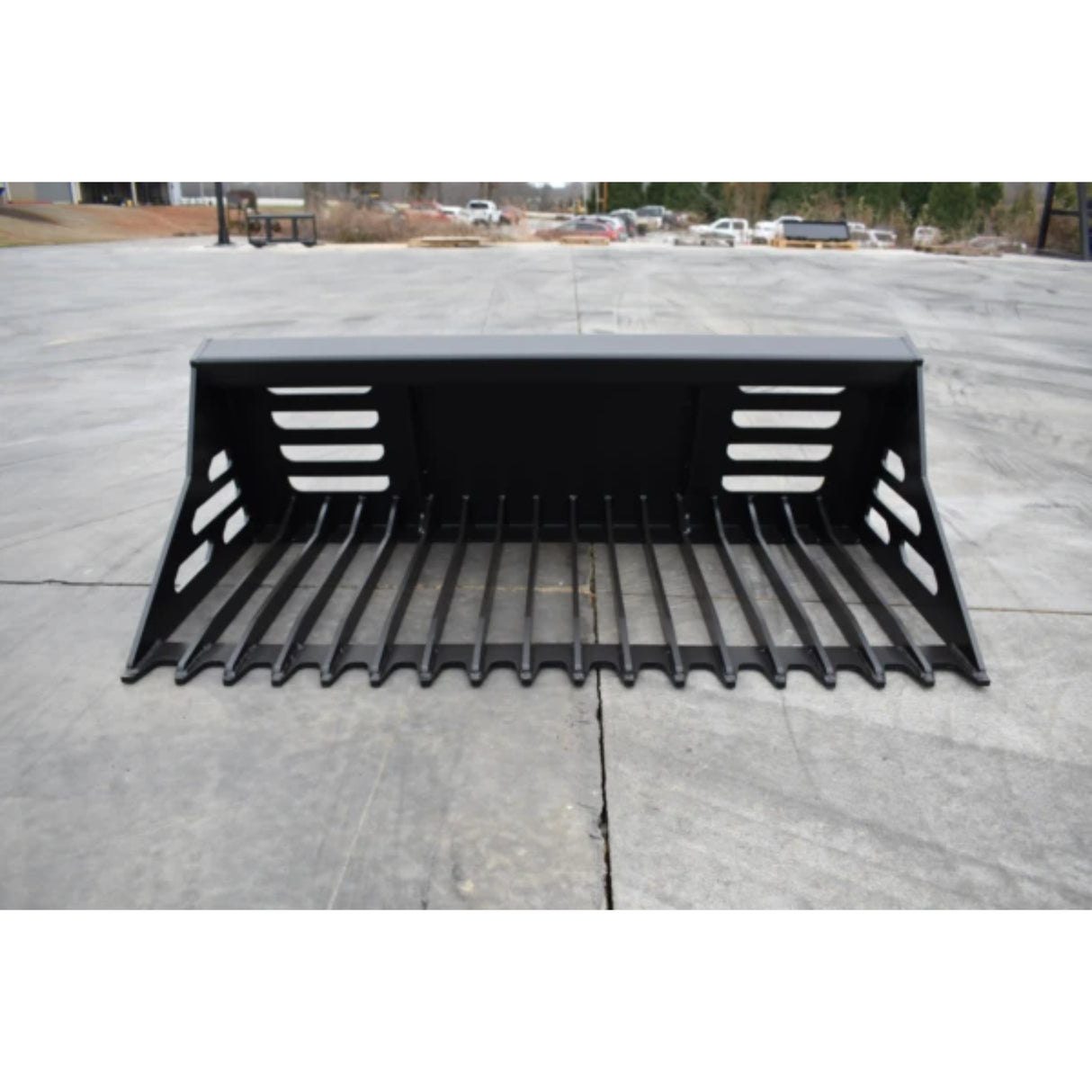Loflin Fabrication Mini Skid Steer & Compact Tractor Rock Bucket