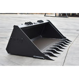 Loflin Fabrication Skid Steer Xtra Heavy Duty Low Profile Bucket