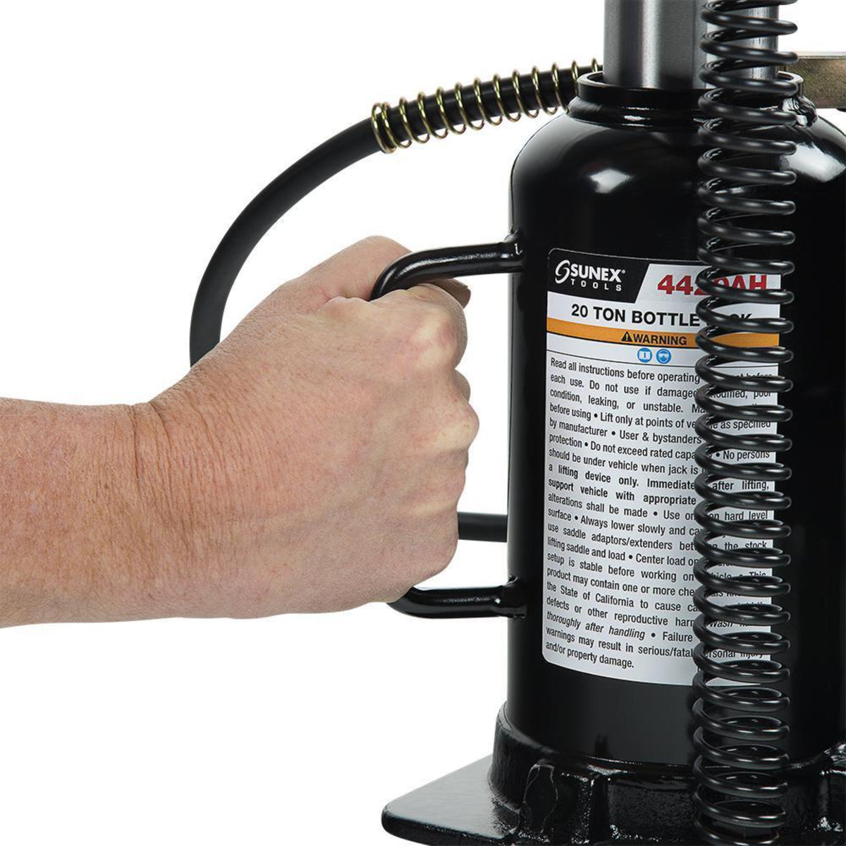 SUNEX 20-Ton Air Bottle Jack
