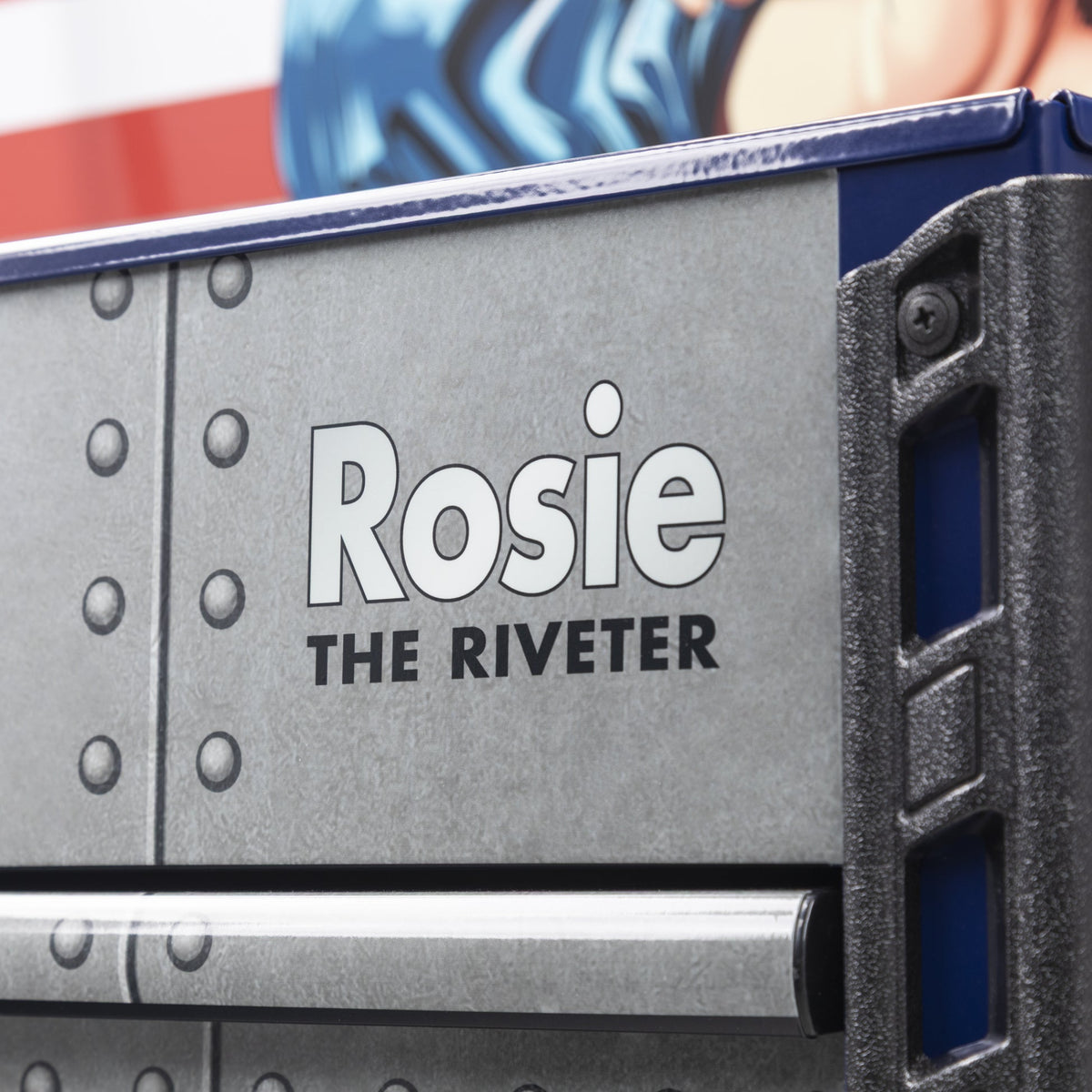 SUNEX Rosie the Riveter 39" 6-Drawer Premium Service Cart, 600 lb Capacity