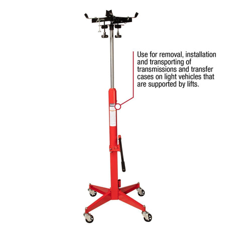 SUNEX 700 lb Heavy-Duty Pedestal Telescopic Transmission Jack