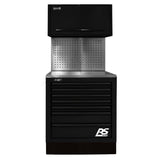 Homak 36" CTS Centralized Tool Storage Set — 7-Drawer Roller Cabinet, Canopy & Toolboard Backsplash