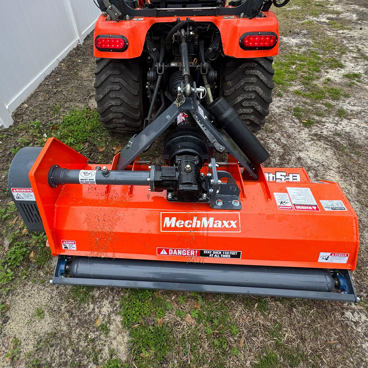 MechMaxx 48" Light-Duty PTO Flail Mower, 3-Point, 15-35HP, EFS48