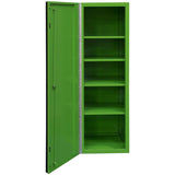 Extreme Tools DX Series 19in W x 21in D 4-Shelf Deep Side Locker, Green/Black