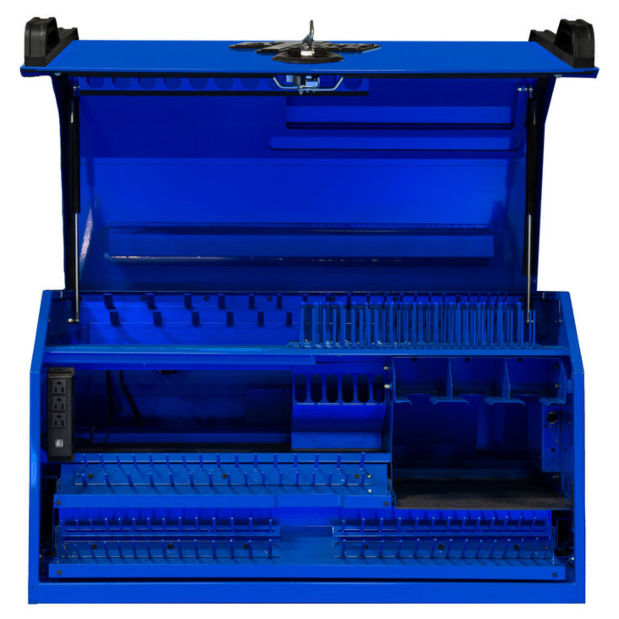 Extreme Tools PWS Series 41in W x 24in D Deluxe Extreme Portable Workstation, Gloss Blue