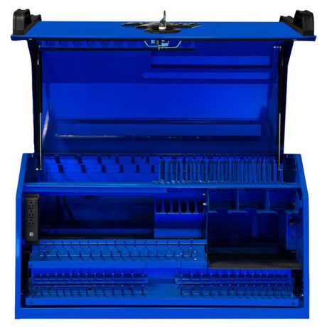 Extreme Tools PWS Series 41in W x 24in D Deluxe Extreme Portable Workstation, Gloss Blue