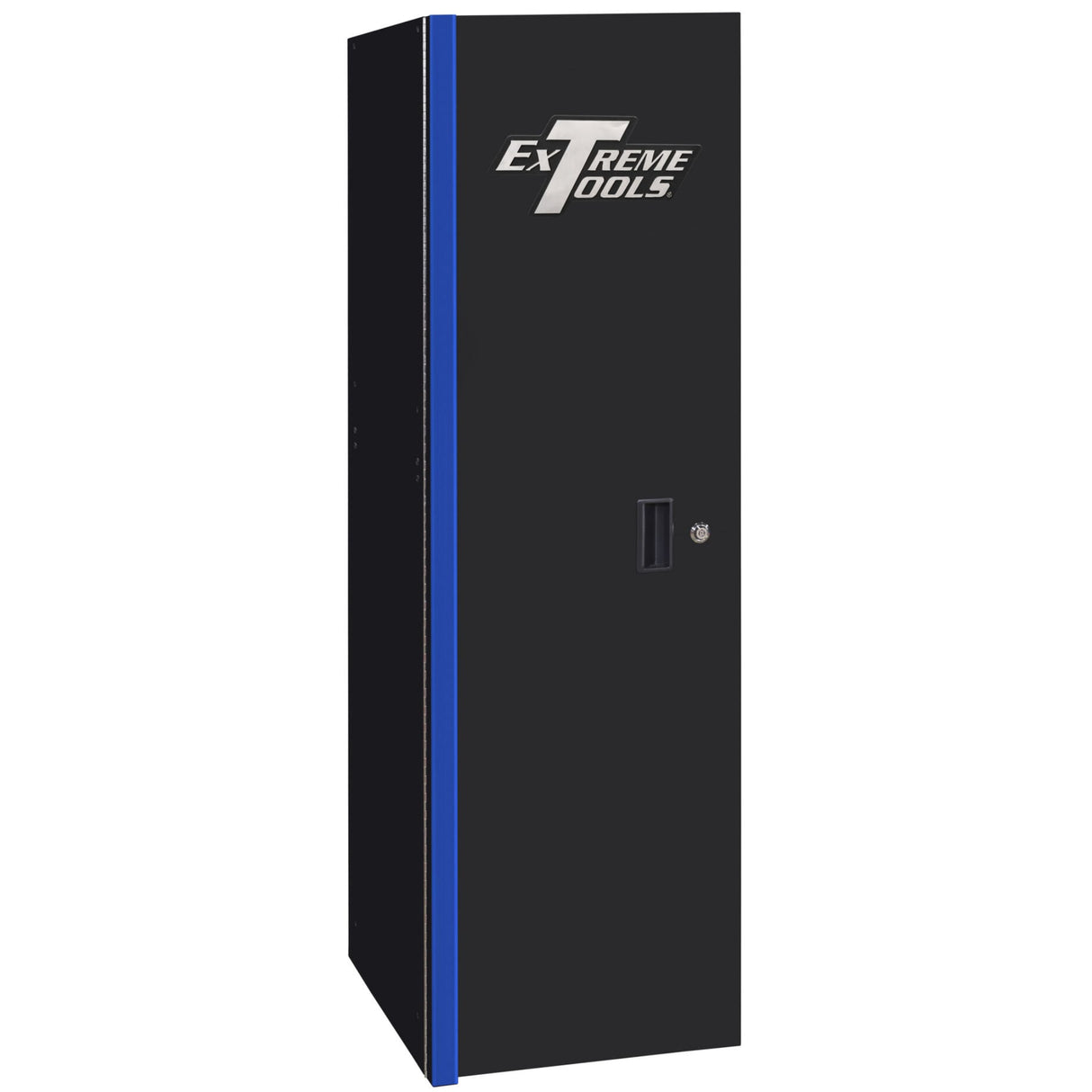 Extreme Tools RX Series 19in W x 25in D 3-Drawer/3-Shelf Side Locker, Black/Blue