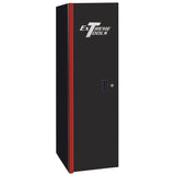 Extreme Tools RX Series 24in W x 30in D 3-Drawer/3-Shelf Side Locker, Black/Red