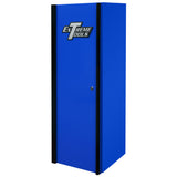Extreme Tools RX Series 24in W x 30in D 3-Drawer/3-Shelf Side Locker, Blue/Black