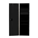 Extreme Tools RX Series 24in W x 30in D 3-Drawer/3-Shelf Side Locker, Matte Black