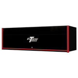 Extreme Tools RX Series 72in W x 25in D Extreme Power Workstation Hutch, Black/Red
