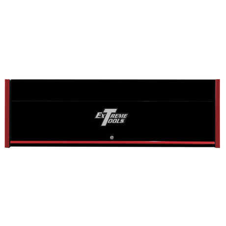 Extreme Tools RX Series 72in W x 25in D Extreme Power Workstation Hutch, Black/Red