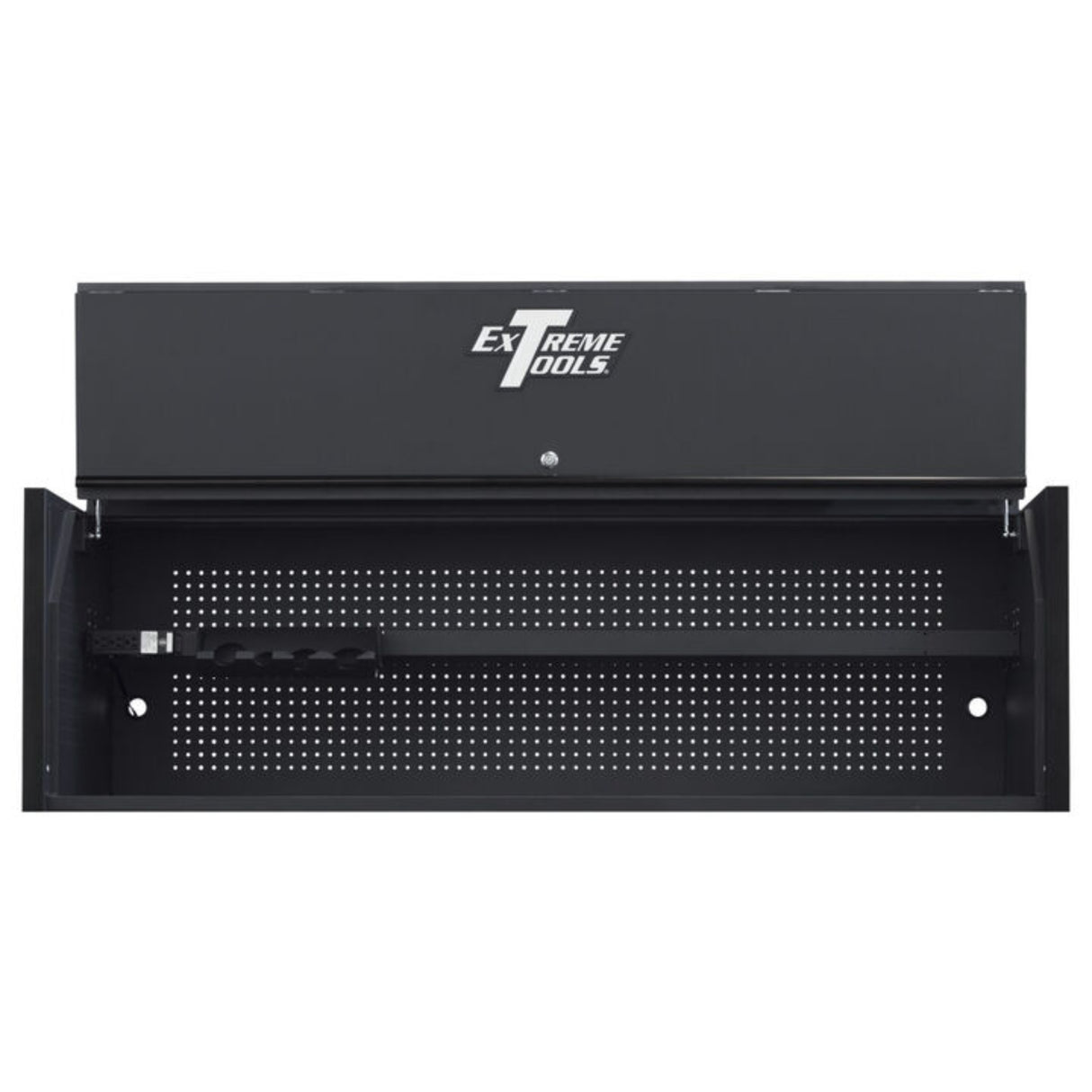 Extreme Tools RX Series 72in W x 25in D Extreme Power Workstation Hutch, Matte Black