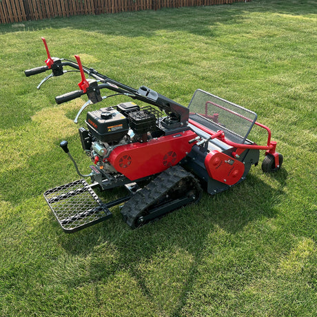 MechMaxx 27" Walk-Behind Flail Mower, 10HP 302cc, Tracked, SFM27T