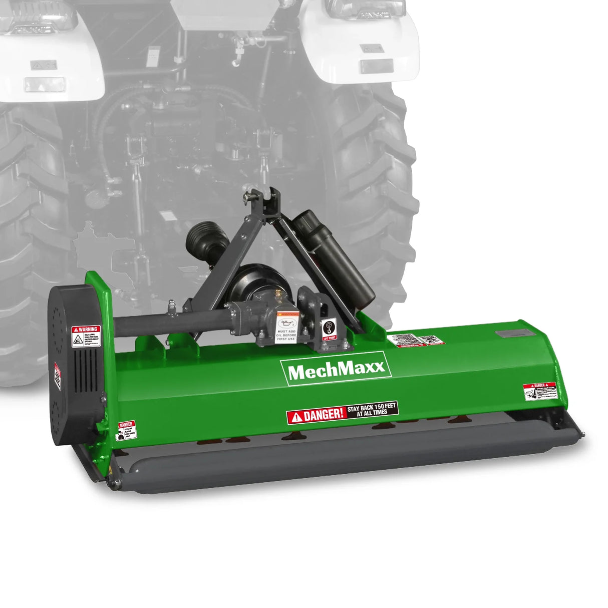 MechMaxx 60" Light-Duty PTO Flail Mower, 3-Point, 15-35HP, EFS60