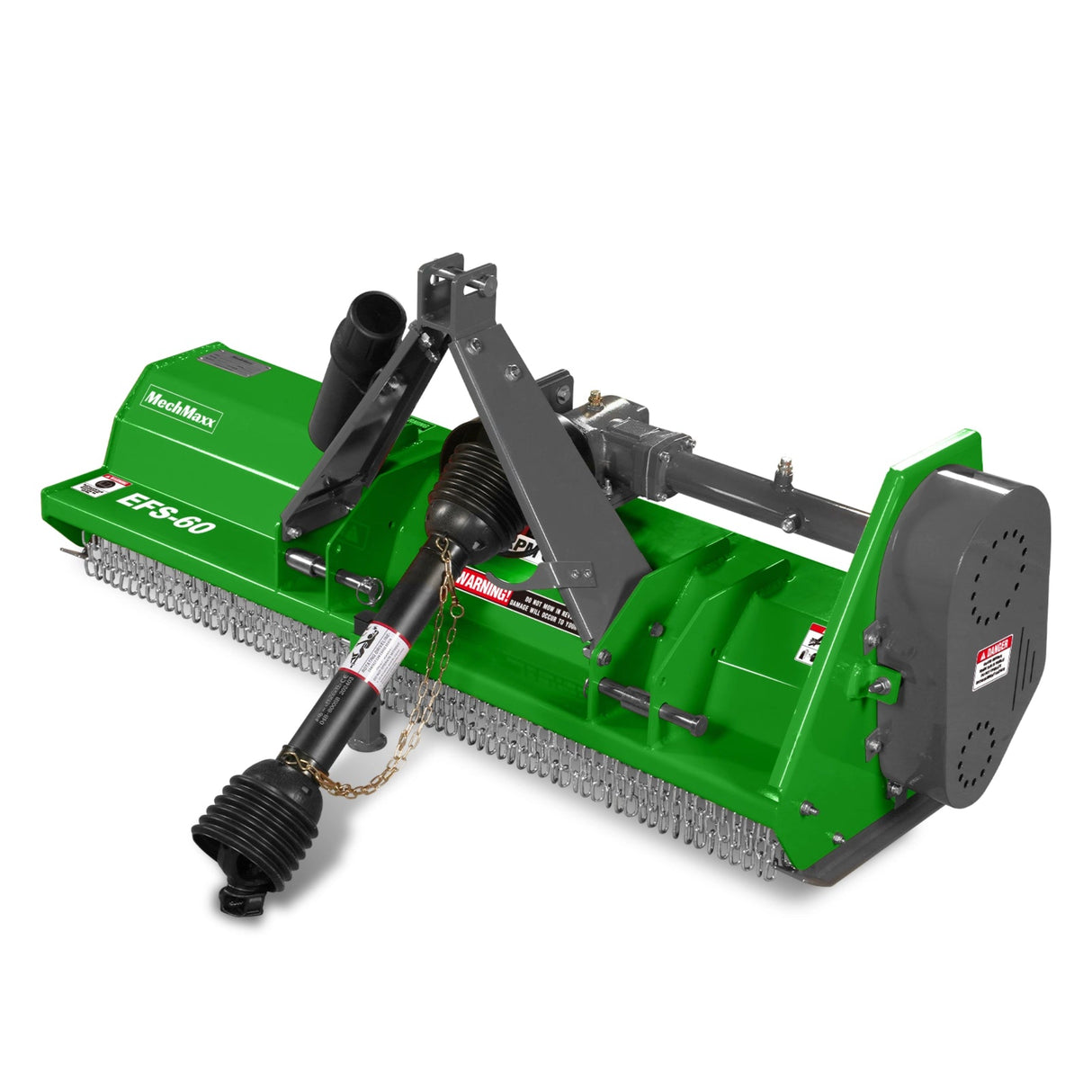 MechMaxx 60" Light-Duty PTO Flail Mower, 3-Point, 15-35HP, EFS60