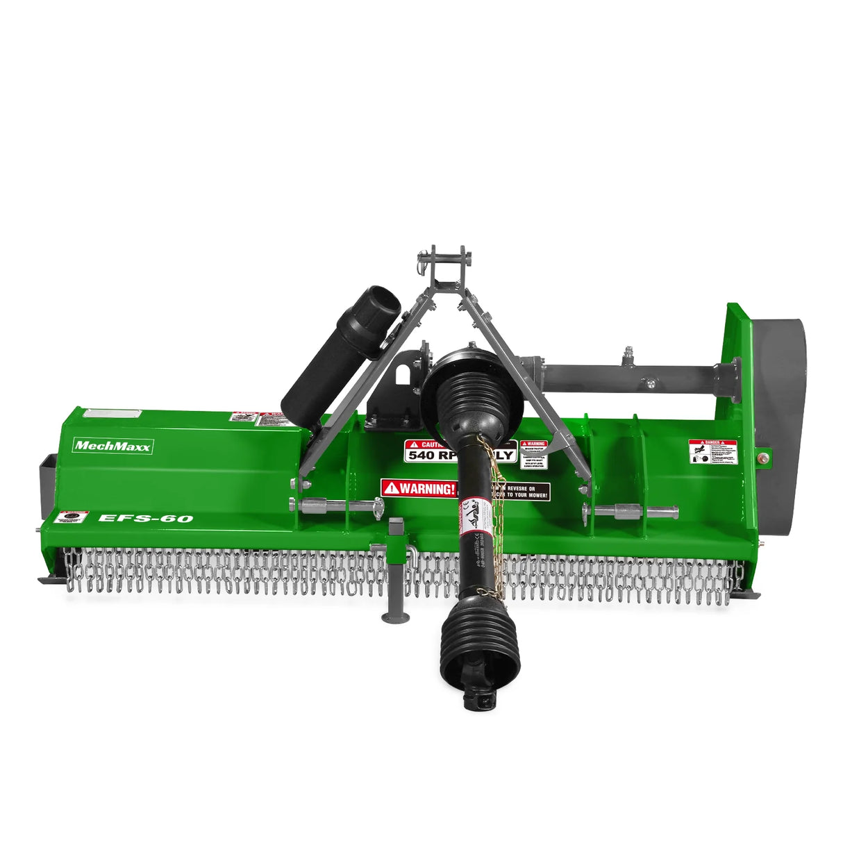 MechMaxx 60" Light-Duty PTO Flail Mower, 3-Point, 15-35HP, EFS60