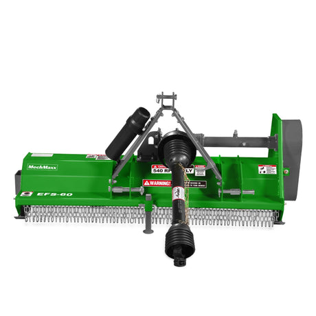 MechMaxx 60" Light-Duty PTO Flail Mower, 3-Point, 15-35HP, EFS60