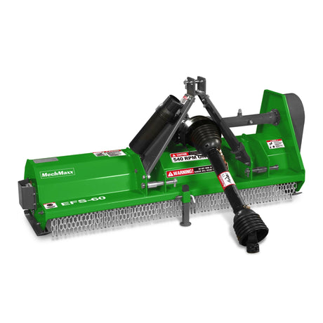 MechMaxx 60" Light-Duty PTO Flail Mower, 3-Point, 15-35HP, EFS60