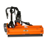 MechMaxx 72" Heavy Duty Offset Ditch Bank Flail Mower, CMR Gearbox, 90° Tilt