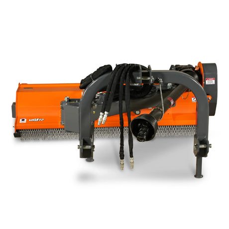 MechMaxx 72" Heavy Duty Offset Ditch Bank Flail Mower, CMR Gearbox, 90° Tilt