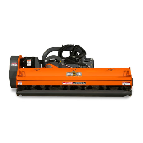 MechMaxx 72" Heavy Duty Offset Ditch Bank Flail Mower, CMR Gearbox, 90° Tilt