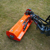 MechMaxx 72" Heavy Duty Offset Ditch Bank Flail Mower, CMR Gearbox, 90° Tilt