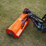 MechMaxx 72" Heavy Duty Offset Ditch Bank Flail Mower, CMR Gearbox, 90° Tilt