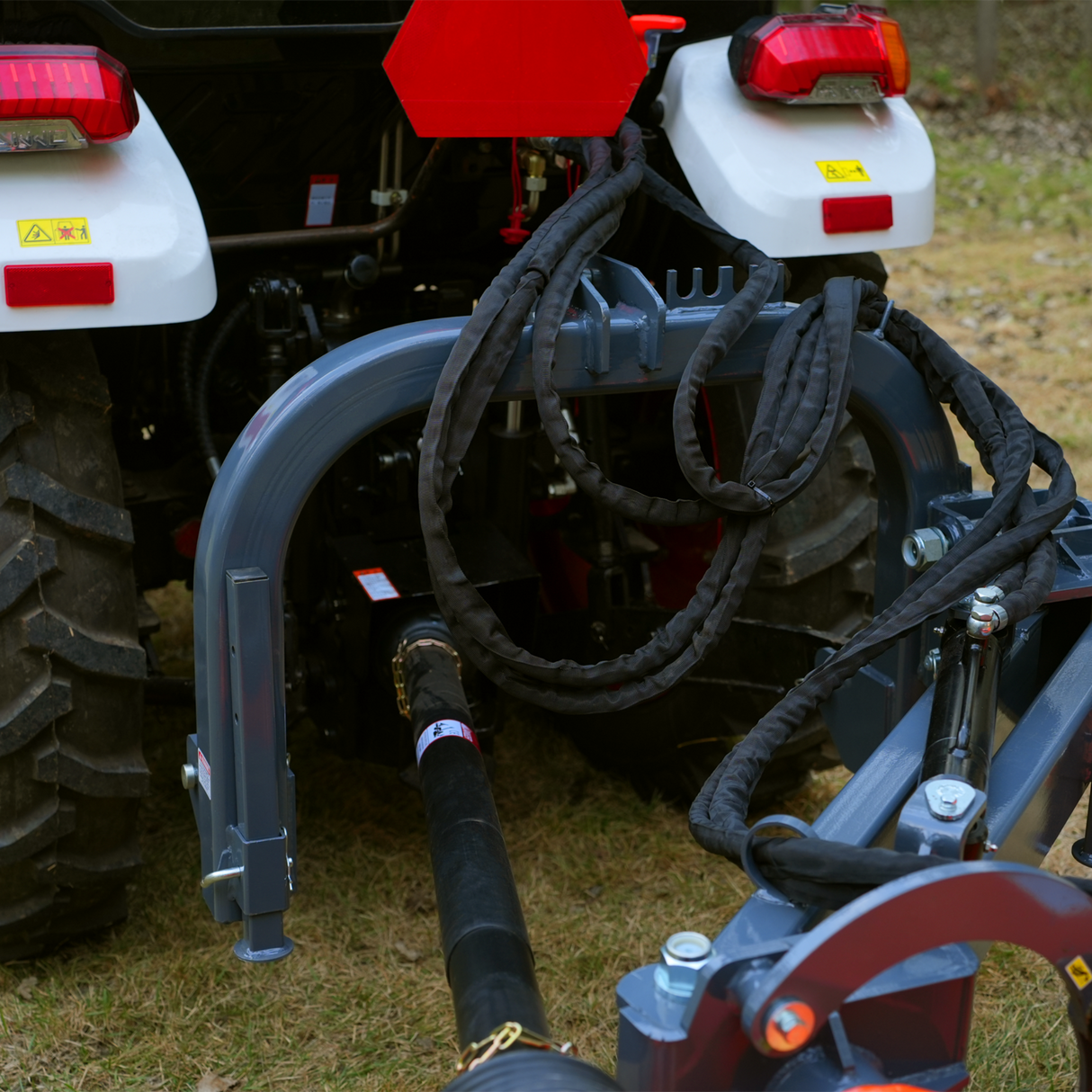 MechMaxx 72" Heavy Duty Offset Ditch Bank Flail Mower, CMR Gearbox, 90° Tilt