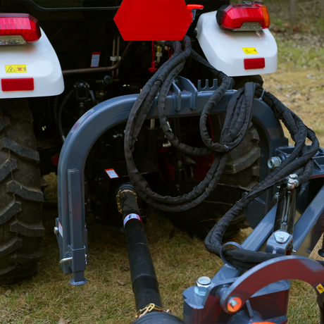 MechMaxx 72" Heavy Duty Offset Ditch Bank Flail Mower, CMR Gearbox, 90° Tilt