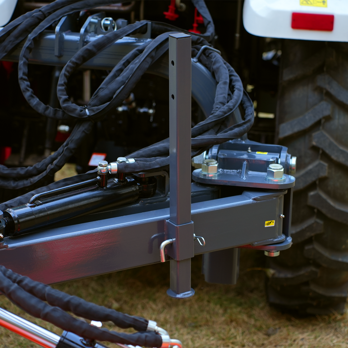 MechMaxx 72" Heavy Duty Offset Ditch Bank Flail Mower, CMR Gearbox, 90° Tilt