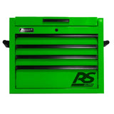 Homak 27" RS Pro 4-Drawer Top Chest with Outlet — 24" Depth, 100 lb Slides, 3-Outlet Till