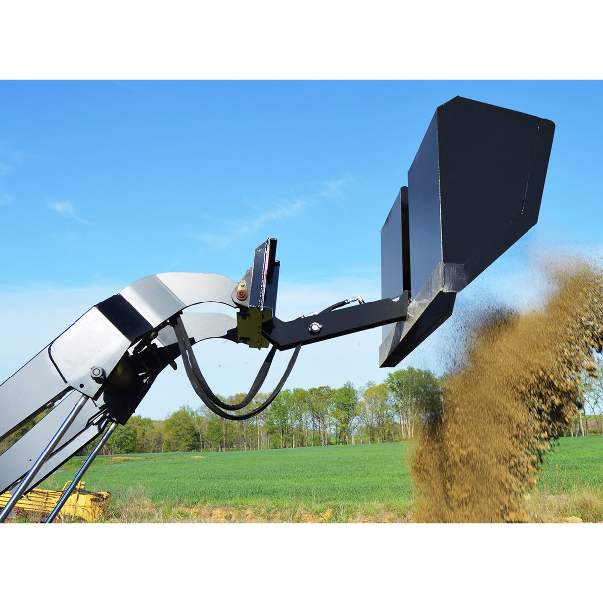 Loflin Fabrication Mini Skid Steer & Compact Tractor Front Dump Bucket