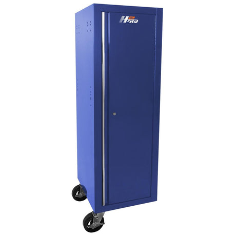 Homak H2Pro 19" Full-Height Side Locker — 2 Drawers, 2 Adjustable Shelves, 550 lb Casters