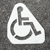 Newstripe Handicap Symbol Stencil