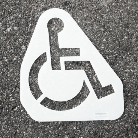 Newstripe Handicap Symbol Stencil