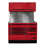 Homak 54" CTS Centralized Tool Storage Set — 10-Drawer Roller Cabinet, Canopy & Toolboard Backsplash