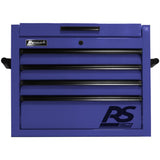 Homak 27" RS Pro 4-Drawer Top Chest with Outlet — 24" Depth, 100 lb Slides, 3-Outlet Till