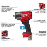 Milwaukee M18 FUEL 1/2 in Controlled Mid-Torque Impact Wrench (Bare Tool) with TORQUE-SENSE Pin Detent
