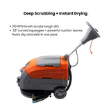 Sunmax RT35AC Compact Corded Electric Floor Scrubber